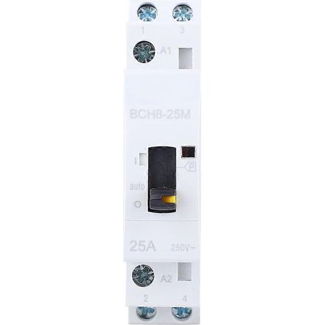 2P25A Modulares Haushalts-Wechselstromschütz mit manueller Steuerfunktion 230V 50/60Hz (1Ö 1Ö)