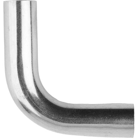 Perfekte Winkel erzielen – 90-Grad-Winkelrohr aus poliertem Edelstahl (38 mm) (1/5)