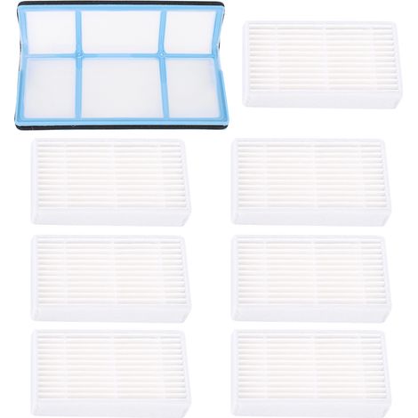 Filtre primaire XI234 (1 pièce) + filtre HEPA (7 pièces) compatibles avec l'aspirateur robot ILIFE V50, V5SPRO et V5S. (1/5)