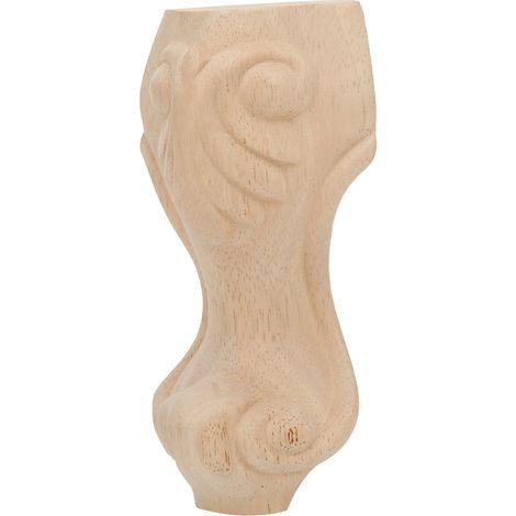 Pieds de table en bois massif sculpté, accessoires de mobilier de style européen, pieds de canapé et de meuble sculptés