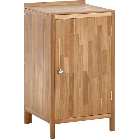 Outdoor Kitchen Cabinet VENOSA Acacia Wood 50 cm 50 cm Brown