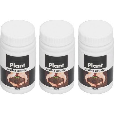 3PCS Poudre d'enracinement 3.5oz avec acides aminés pour plantes et fruits, hormone de bouturage pour jardin domestique