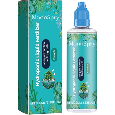 MOONSPRY Hydroponischer Flüssigdünger, Nährstofflösung für Rasenblattwachstum, konzentrierter Pflanzendünger (1/5)