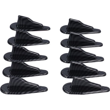 Haifischflossen-Set, 10-teilig, universelle Dachlippe aus Kohlefaser, dekorativer Autospoiler (1/5)