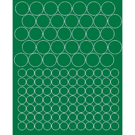 Pegatinas para bicicleta, casco, ruedas, lunares, 119 piezas, verde brillante