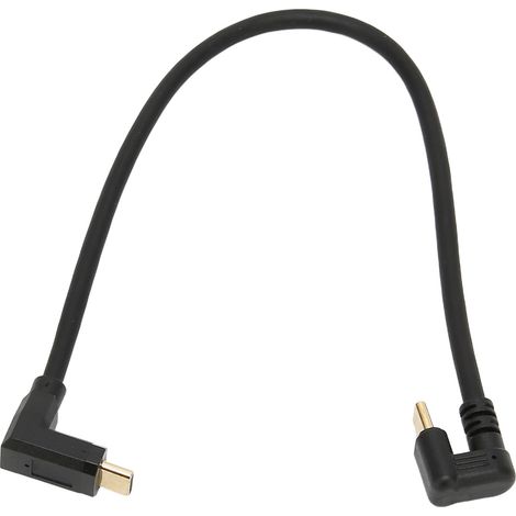 Câble d'extension USB-C 10 Gbit/s 4K 60 Hz coudé à 90° (connecteur mâle-mâle), 0,3 m / 1 pi (1/5)