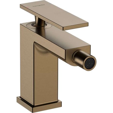 Hansgrohe Tecturis E - Grifo de bidé con desagüe, bronce cepillado 73200140 (1/2)