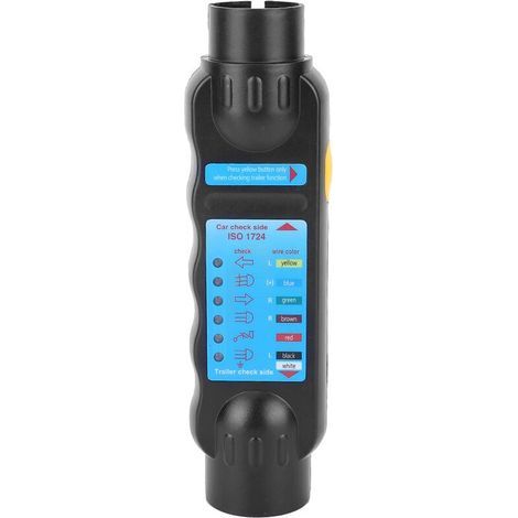 Testeur de prise de courant pour camion et remorque. outil de test de résistance de circuit lumineux 12 V