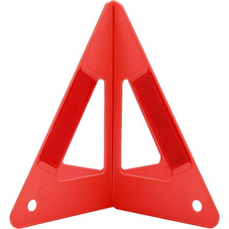 Panneau D'avertissement de Triangle,Triangle de Presignalisation Homologue Panneau D'arrêt de Sécurité D'avertissement Réfléchissant de Panne D'urgence de Voiture Portable,triangle (1/5)