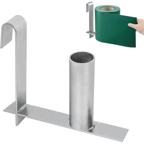 Aide au déroulement pour bandes brise-vue, aide au montage en acier inoxydable pour panneau de clôture en PVC, montage facile et rapide, accessoires de clôture à double fil (1/5)