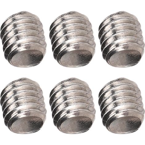 50 Vis de réglage M3x3 en acier inox A2-70, assortiment de vis sans tête pour fixation, lot de 50 pièces