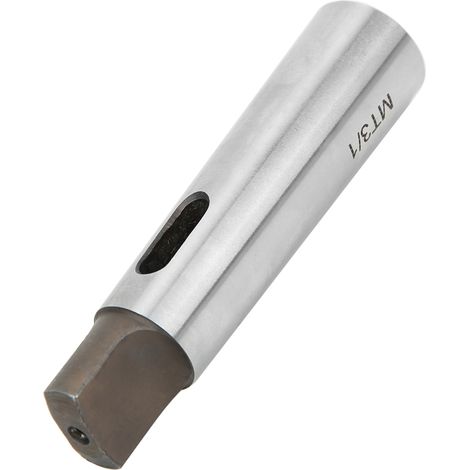 Adaptateur de perçage à conicité réduite, manchon de perçage argenté haute dureté, résistance à l'usure MT3 vers MT1