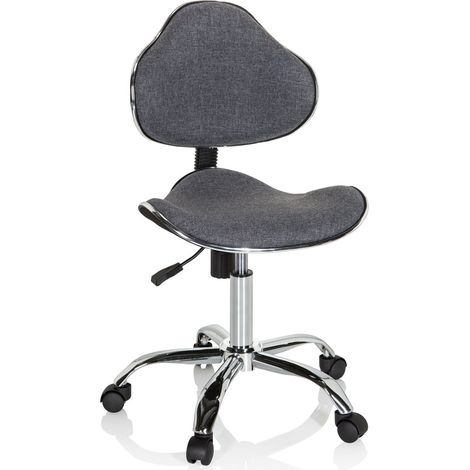 Kinderschreibtischstuhl / Kinderstuhl KIDDY GTI-3 Stoff grau hjh OFFICE (1/5)