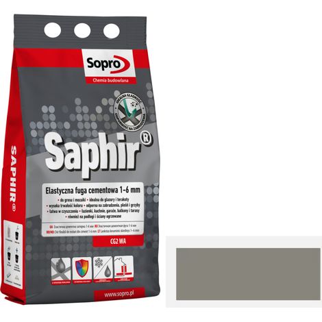 Sopro saphir fuga 14 cemento grigio 2kg (1/3)