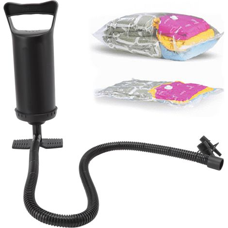 Doppelseitige Handpumpe, große und kleine Größe, Pumpe für Schlauchboote, Luftpumpe, kleine Handpumpe, 750 cm³ (1/5)