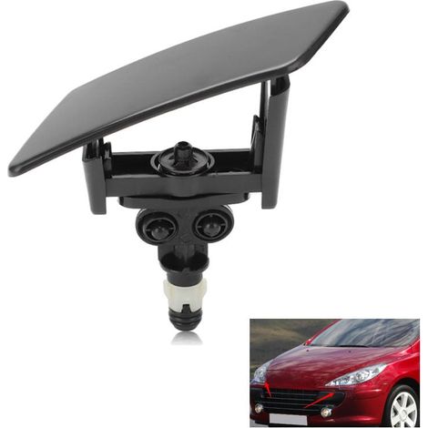 Linke Auto-Windschutzscheibenwaschdüsenabdeckung, Ersatz für Citroen C4 und Peugeot 307 2004-2013 (1/4)