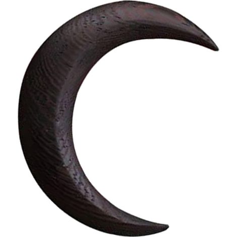 Fourchette à cheveux en forme de croissant de lune sculptée à la main, épingle à cheveux en bois en forme de croissant de lune pour cheveux longs, accessoire de coiffure (1/5)