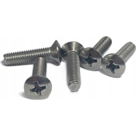 Cono per viti metalliche M3x25 DIN 966 A2, 20 pezzi (1/5)