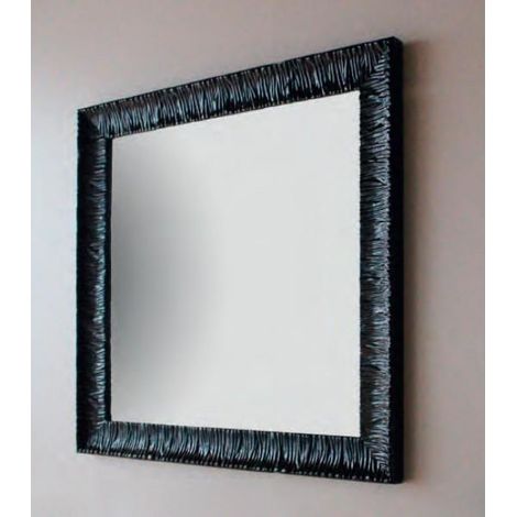 MIROIR RETRO PARIGI 100-100 CM CADRE SILVER - CRISTINA ONDYNA MP10019 (1/2)