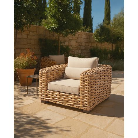 Weaverly - Fauteuil de jardin en rotin tressé (1/5)