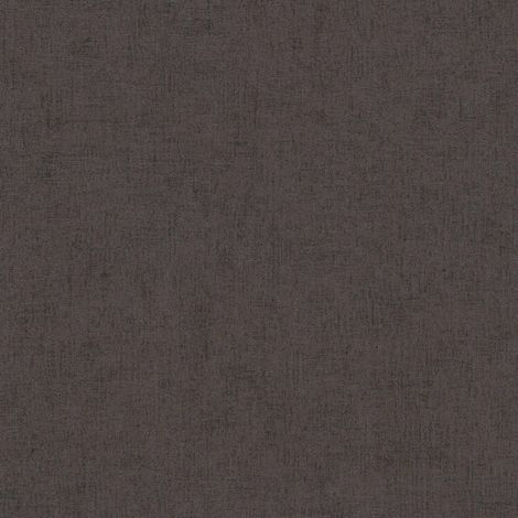 Papier peint uni marron foncé effet métallique Tapisserie moderne aspect textile Papier peint monochrome auto-adhésif idéal pour chambre (1/4)