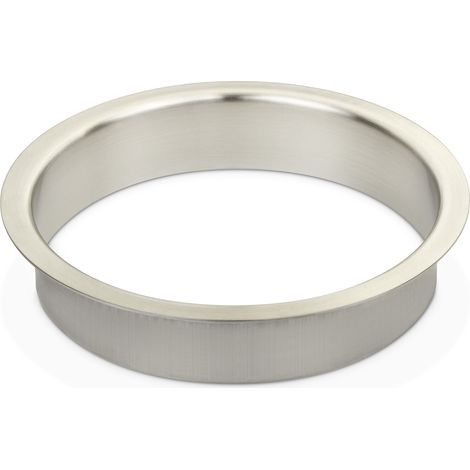 Durchwurfring Ø 210 x H 41,5 mm Edelstahl gebürstet