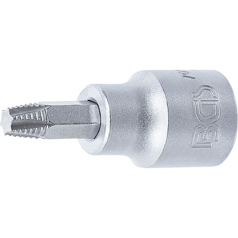 BGS Schraubenausdreher-Bit-Einsatz Antrieb Innenvierkant 10 mm (3/8") für defektes T-Profil (für Torx) T30 - 7098-T30 (1/3)