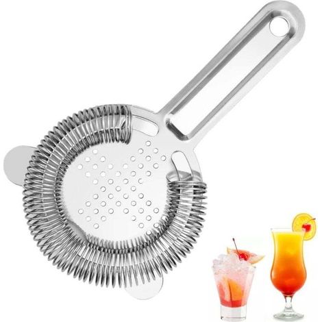 Cocktailsieb aus Edelstahl 304, ideal für Barkeeper. (1/4)