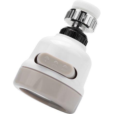 Douchette de robinet de cuisine rotative à 360 degrés avec filtre anti-éclaboussures et 3 modes de réglage (1/5)