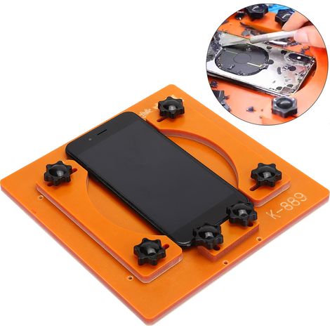 Coque arrière en plastique pour iPhone 8P XR XS MAX - Outil de démontage et fixation de verre de téléphone portable (1/5)