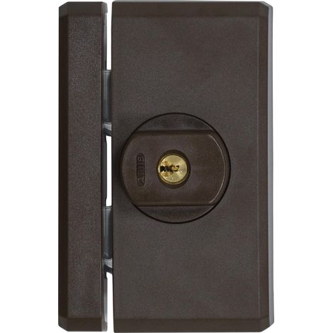 Serrure de Fenêtre FTS96A AL0145 - Verrou avec Mécanisme de Verrouillage Intuitif et Alarme, à Verrouillage Identique - Niveau de Sécurité 10 - 78544 - Marron (1/5)