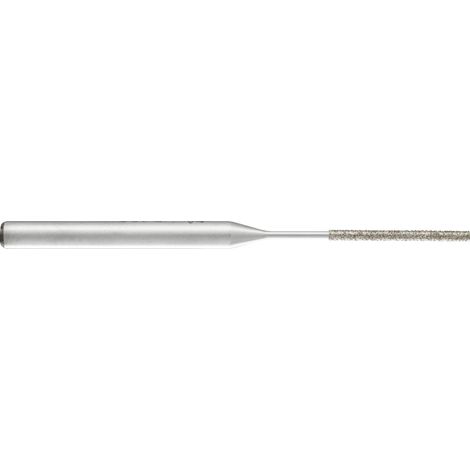 PFERD TOOLS Diamantfeile für Handfeilgerät rund Ø1,0x50mm Schaft-Ø3 mm D126 (mittel) komplett