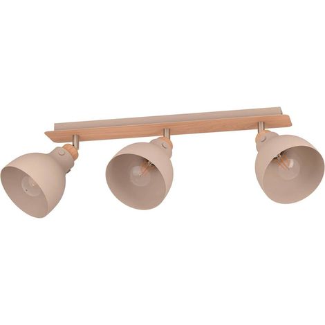 Spot Lamp Arrecife Stahl Braun, Nickel-Matt E27 3x28W L: 74,5 cm B: 14,5 cm H: 23,5 cm Dimmabile (1/2)
