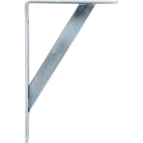 Amig - Equerre d'etagere murale Console pour etagere Support etagere en Acier Coleur: Zingue Dimensions: 250 x 200 Poids max.: 330 kg