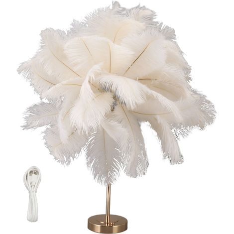 de table Feather 3 couleurs variateur tactile prise USB