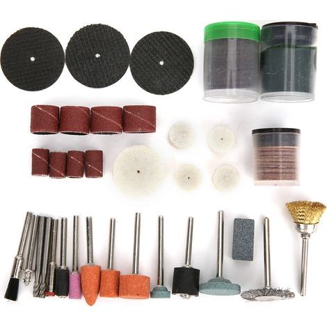 Kit 89 accessoires meuleuse électrique Toivize universel polissage ponçage découpe gravure bricolage atelier robuste (1/5)