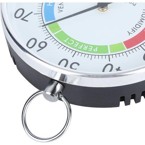 Thermomètre Hygromètre d'Intérieur Murale - Mesure Température Humidité pour Maison Bureau
