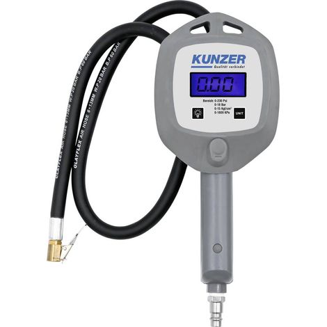 Kunzer 7HRD01 Manometro digitale Campo di misura pressione dell'aria (intervallo) 18 bar (max.) (1/2)
