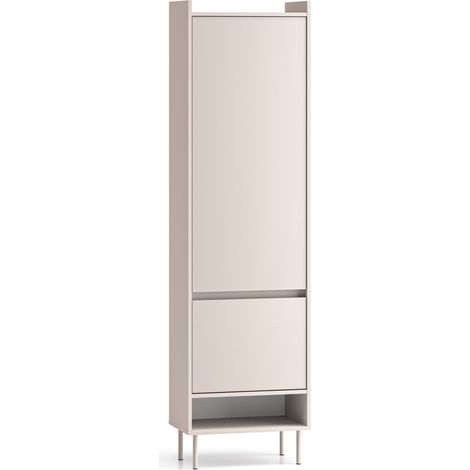 Selsey Dioce - Kleiderschrank 2-türig, Stange und Regal, greige 54 cm (1/5)