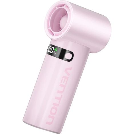 Vention PBE Ventilador de Mano - Velocidad MÃ¡xima 17000RPM - Nivel Regulable de 1 a 100 - BaterÃ­a de 3000mAh - Pantalla LED - ConexiÃ³n USB-C - Lige