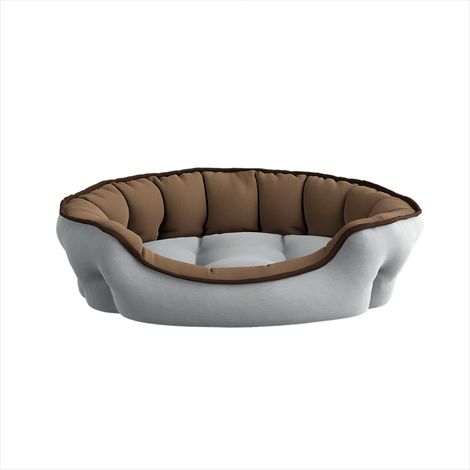 Cuccia per Cani e Gatti 75x65x20cm Grigio Chiaro/Tortora (1/5)