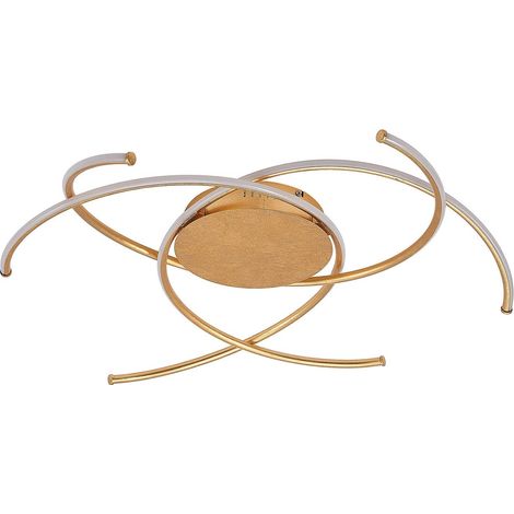 Lindby LED 'Yareli' in Oro da Metallo