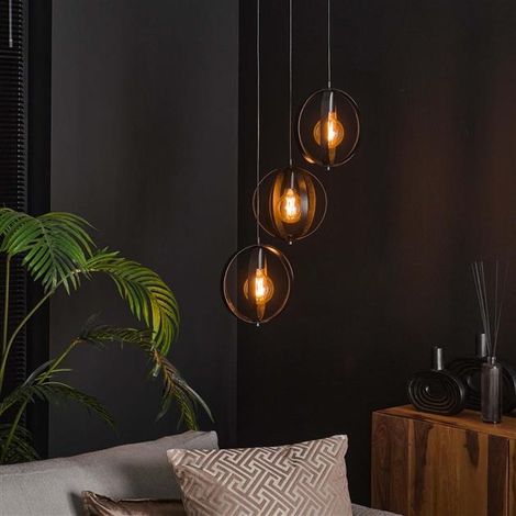 Industrial Ceiling lamp Hover 3L Stepped (1/3)