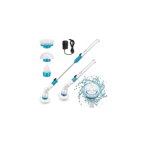 Brosse de nettoyage électrique sans fil, brosse de nettoyage portable rechargeable, brosse rotative puissante pour le nettoyage de la salle de bain, de la cuisine et de la maison (1/3)