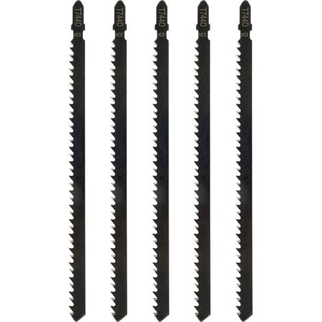 5pcs Lames de Scie Sauteuse T744D Professionnelles de 180 mm pour Scier le Bois et le Métal Accessoire de Scie Sauteuse Compatible avec Bosch,Metabo etc (1/5)
