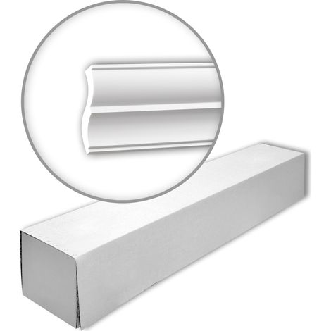 Profhome 150275 1 Karton SET mit 6 Eckleisten Zierleisten Stuckleisten 12 m (1/5)