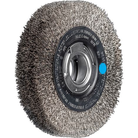 PFERD TOOLS Rundbürste breit ungezopft RBU Ø150x38xvariable Bohrung Edelstahl-Draht-Ø0,30 Schleifbock (1/2)