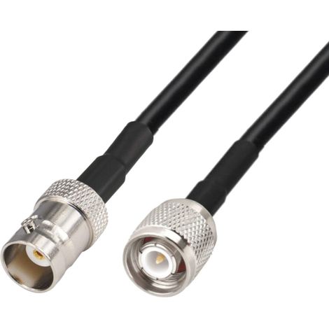 Cavo antenna con connettore BNC / spina TNC RG58, 1 m