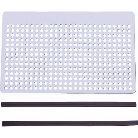 Filet de protection pour écumoire de piscine, en PVC, feuille de protection, empêche le blocage pour les piscines creusées hors sol (1/5)