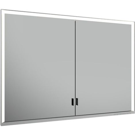 Armario con espejo ROYAL LUMOS 1050 x 735 x 165 mm anodizado plateado KEUCO